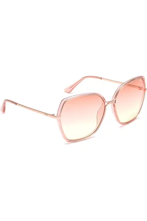 Idee Women Pink Lens & Gold-Toned Sunglasses with UV Protected Lens IDS2767C1SG