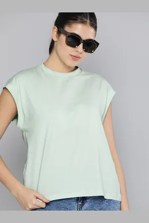 Kook N Keech Women Green Solid Pocket Detailed Casual Top