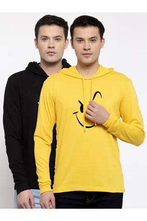Friskers Men Pack Of 2 Printed Pure Cotton T-shirt
