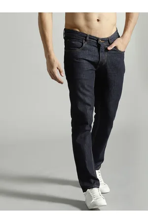 Roadster Time Travlr Men Navy Blue Slim Fit Mid-Rise Clean Look Jeans