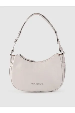 Lino Perros Women Beige Solid Structured Shoulder Bag