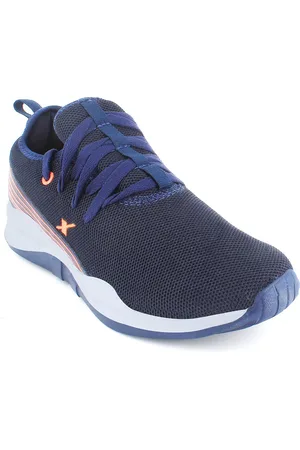 Sparx Men Navy Blue Mesh Running Non-Marking Shoes