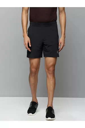 Skechers Men Black Sports Shorts with e-Dry Technology Technology