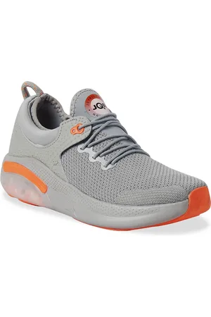 JQR Men Supperjoyo Grey Mesh Running Shoes