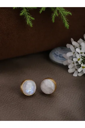 Berserk Gold-Toned Contemporary Studs Earrings