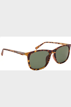 Skechers Men Green Rectangle UV Protected Sunglasses SE6061-D 56 52N