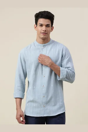 Fabindia Men Slim Fit Striped Casual Cotton Shirt