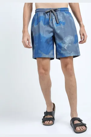 Highlander Men Grey Printed Shorts