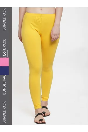 Jinfo Women Pack Of 3 Ankle-Length Cotton Leggings