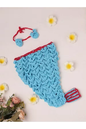 Babymoon Kids Blue Mermaid Newborn Photography Costume