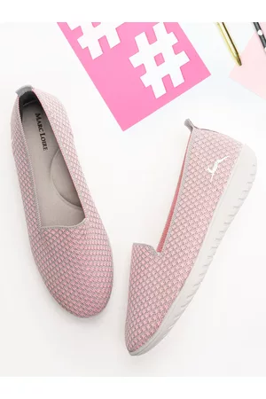 Marc Loire Women Pink Printed Slip-On Sneakers
