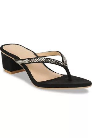 marie claire Women Black Solid Sandals