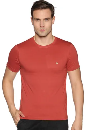 dollar Men Red Cotton T-shirt
