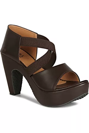 Denill Brown Platform Sandals