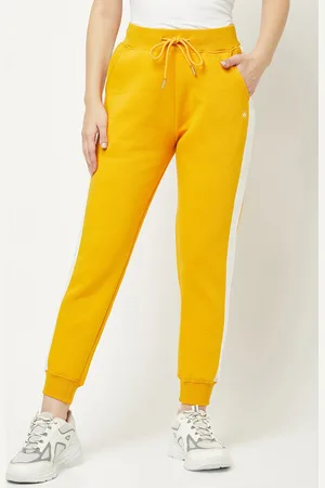 Crimsoune Club Women Yellow Slim-fit Joggers