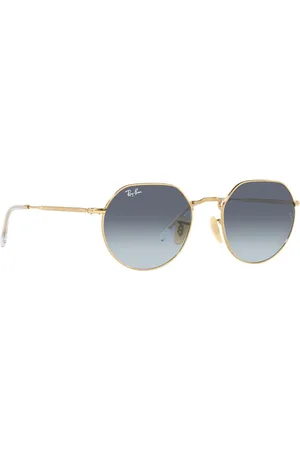 Ray-Ban Unisex Gradient Grey Lens Irregular Sunglasses - 0RB3565001/8653