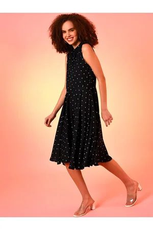 Campus Women Navy Blue Dress