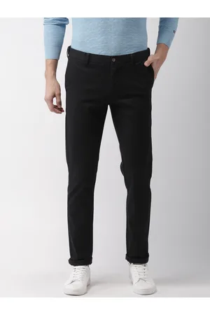 Buy Men Beige Tapered Fit Self Design Formal Trousers online  Looksgudin