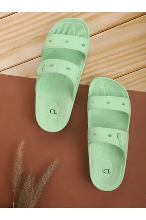 Carlton London Women Green Sliders
