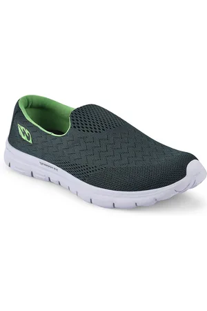 Campus Women Green Mesh Walking Shoes