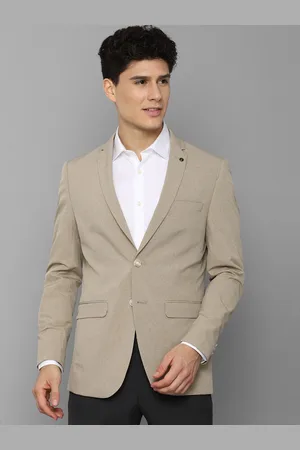 Allen Solly Solid Single Breasted Formal Men Blazer - Buy Allen