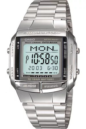 Casio Vintage DB-360-1ASDF Analog-Digital Dial Silver Stainless Steel Band Db27
