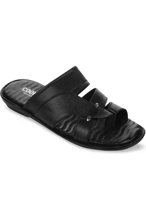 Liberty Men Black Comfort Sandals