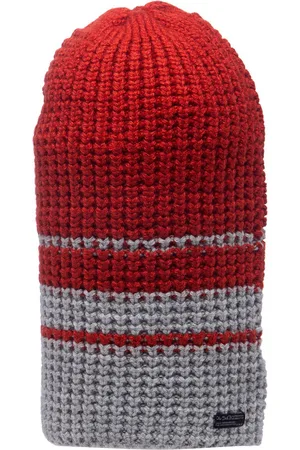 513 Clothing Men Red & Grey Beanie