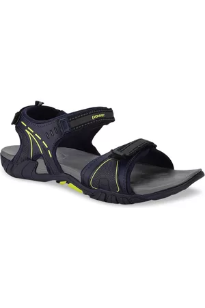 POWER Men Navy Blue & Grey Sports Sandals