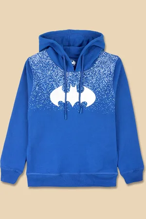 Kidsville Batman Printed Hoodie For Kids Boys