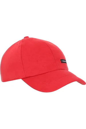 FabSeasons Unisex Red Solid Baseball Cap