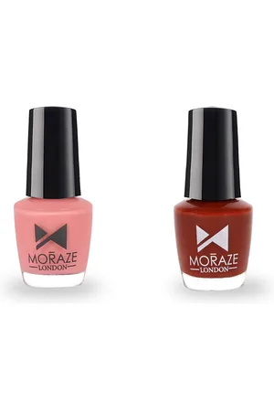 Moraze Pack of 2 Vegan, Non Toxic Nail Polish