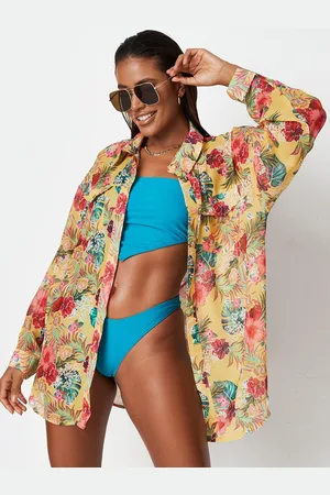 Missguided Red Tie Front Kimono Jacket