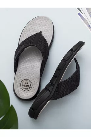 Big Fox Men Black & Grey Slip-On