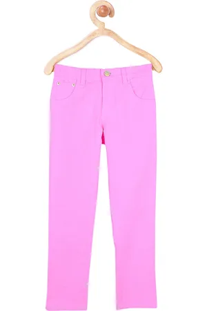 Cherry Crumble Girls Purple Regular Fit Mid-Rise Clean Look Jeans