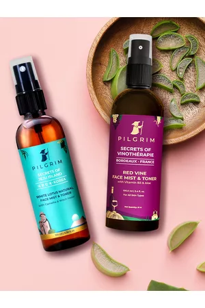 Pilgrim Set of Face Mist & Toner - Korean Beauty & French Beauty