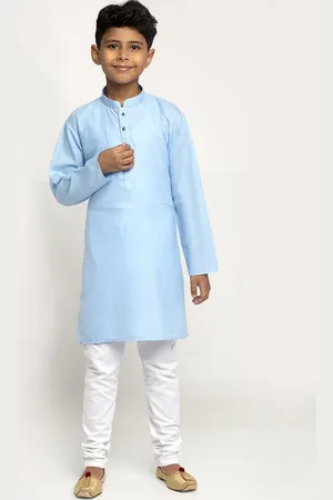 Kraft Boys Blue & White Kurta with Pyjamas