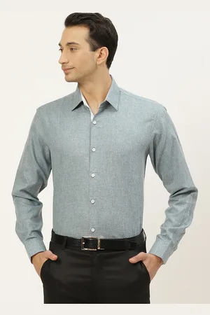 SOJANYA Men Blue Classic Formal Shirt