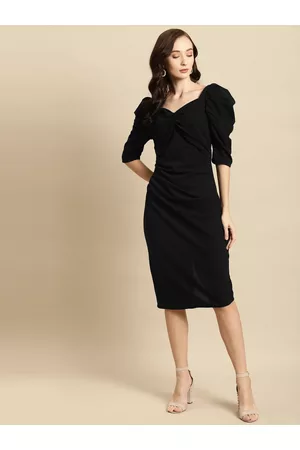 Woowzerz Black Bodycon Dress