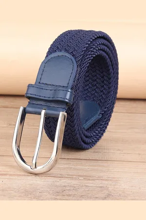 ZORO Men Blue Braided Belt