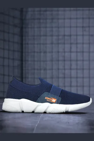 Liberty Women Navy Blue Walking Non-Marking Shoes