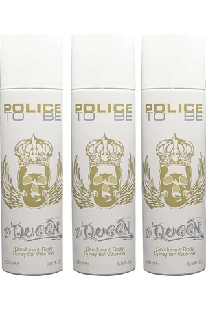 Police Women Set of 3 To Be The Queen Deodorant Body Spray - 200 ml Each