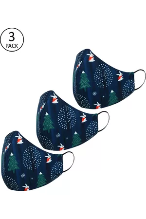 Tossido Kids Pack Of 3 Reusable 3-Ply Cloth Masks
