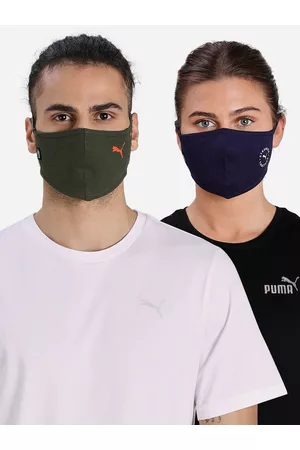 PUMA Unisex Pack Of 2 Solid Outdoor Masks