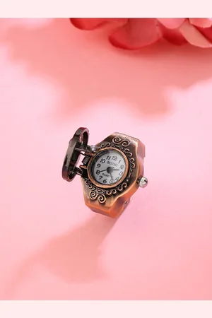 Digital Quartz Finger Watch Ring for Women Men Couple Rings Gold Punk  Watches Elastic Stretchy Ring Jewelry Clock Rings Gift - AliExpress