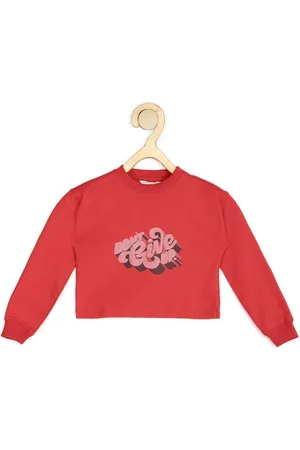 Peter england red online sweatshirt