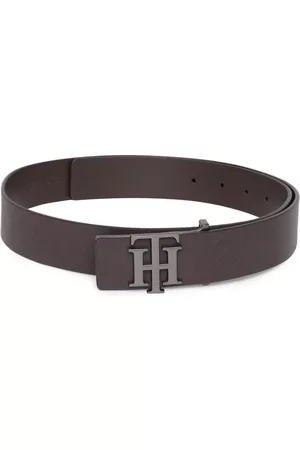Tommy Hilfiger Men Brown Solid Leather Belt