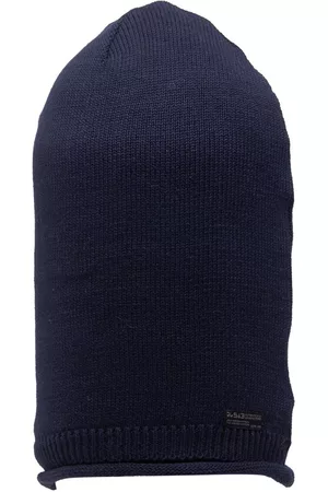 513 Clothing Women Navy Blue Cotton Beanie Cap