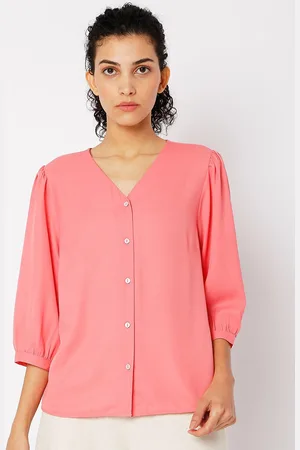 VERO MODA Pink Shirt Style Top