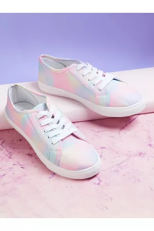 Lifestyle Women Pink Colourblocked Sneakers